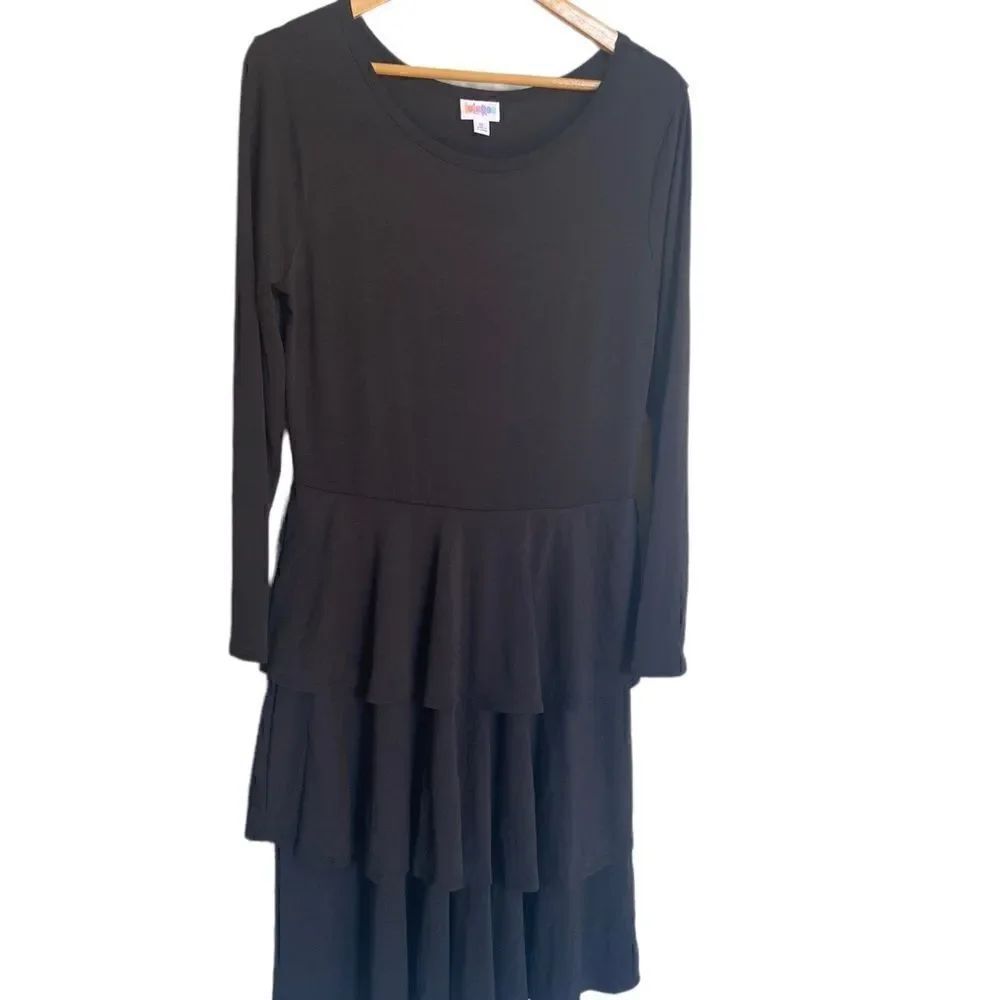 NWT Lularoe Georgia Dress Black Size XL